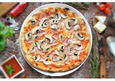 Pizza Prosciutto E Funghi 460gr