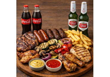 Mix Grill + Băutură (4 persoane)